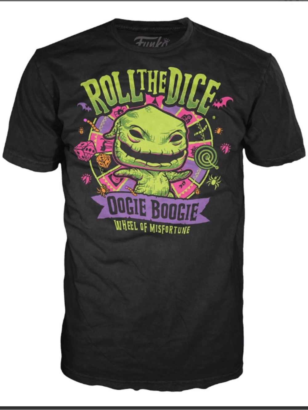 2021 Funko Exclusive Vaulted New “Oogie Boogie Roll the Dice Wheel of Misfortune